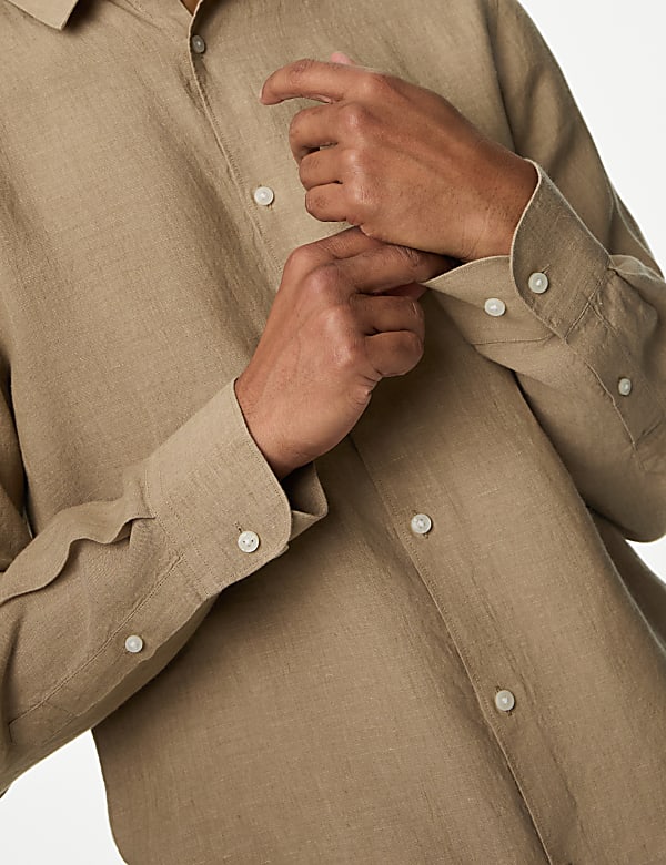 Pure Linen Regular Fit Shirt