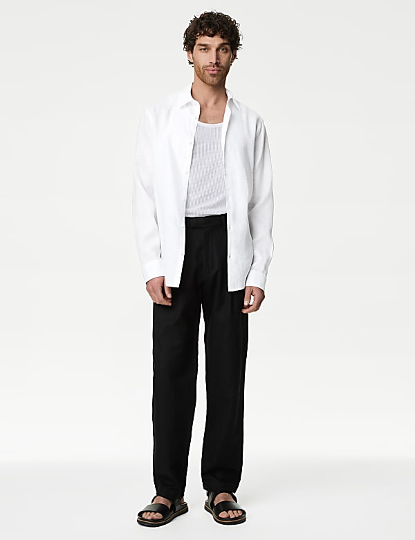 Pure Linen Regular Fit Shirt