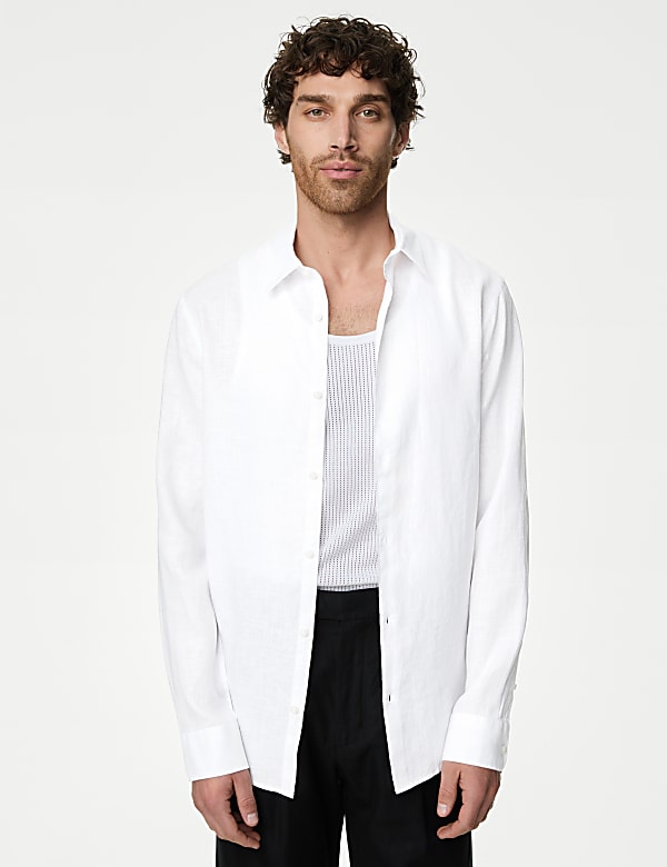 Pure Linen Regular Fit Shirt
