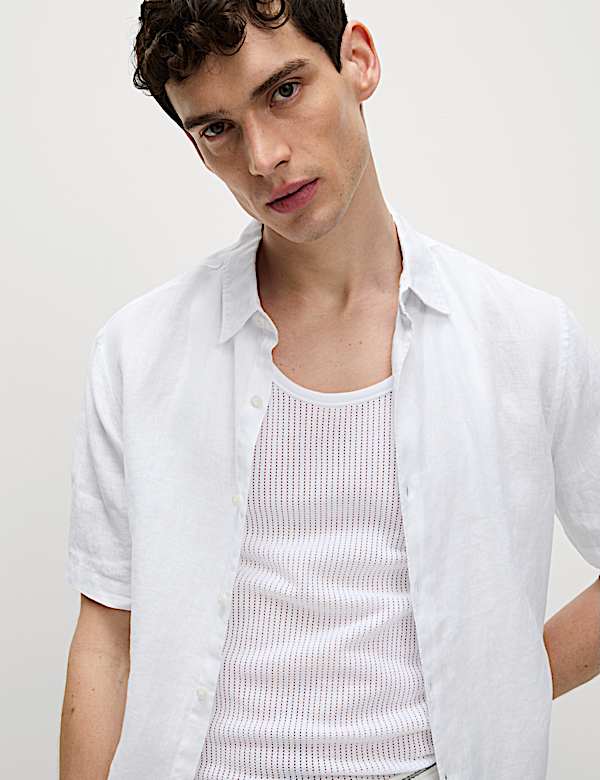 Easy Iron Pure Linen Shirt