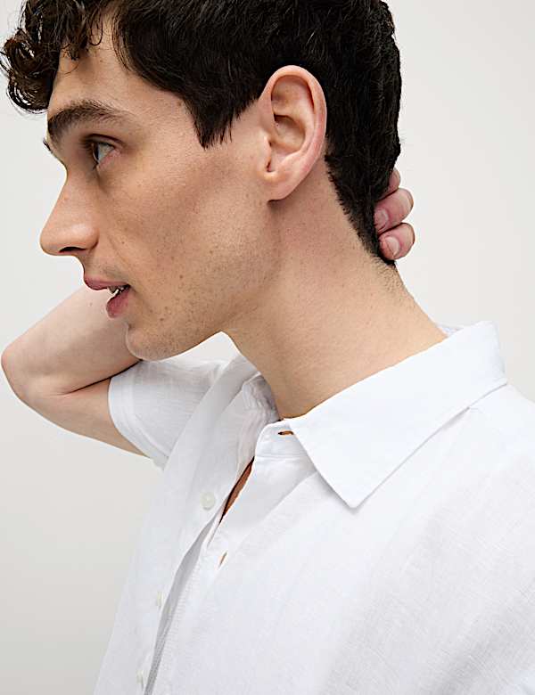 Easy Iron Pure Linen Shirt