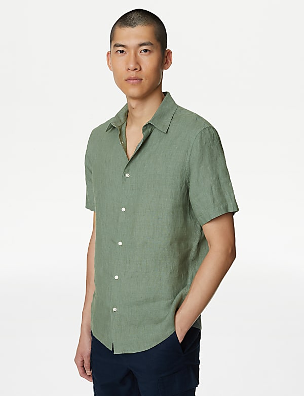 Easy Iron Pure Linen Shirt