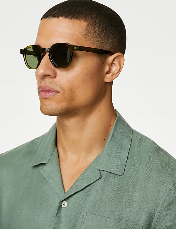Pure Linen Cuban Collar Shirt
