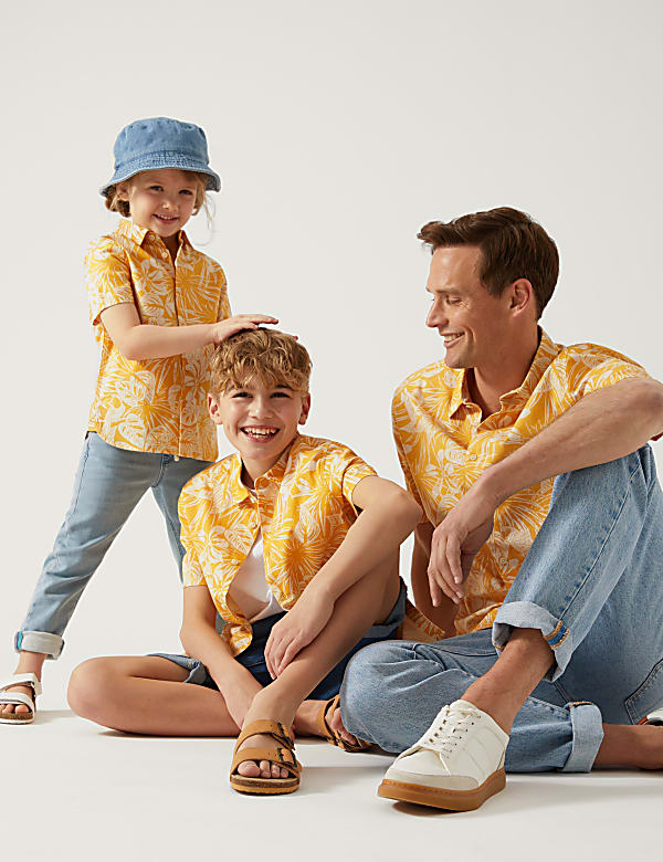 Pure Cotton Hawaiian Cuban Collar Shirt