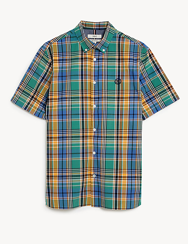 Camisa de cuadros 100% algodón - US