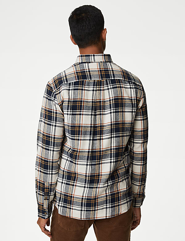 Pure Cotton Flannel Shirt