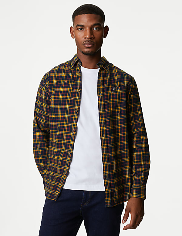 Pure Cotton Flannel Shirt
