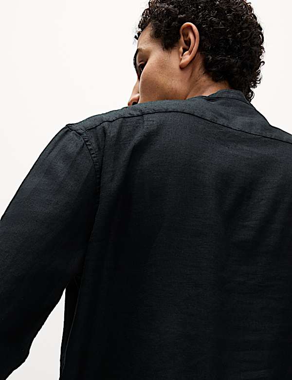 Easy Iron Linen Rich Embroidered Kurta - AU