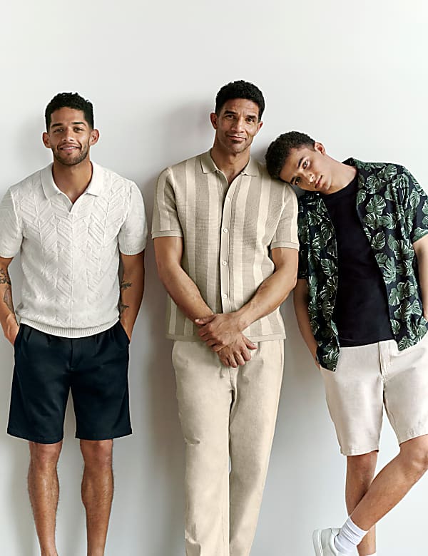 Easy Iron Linen Rich Floral Shirt