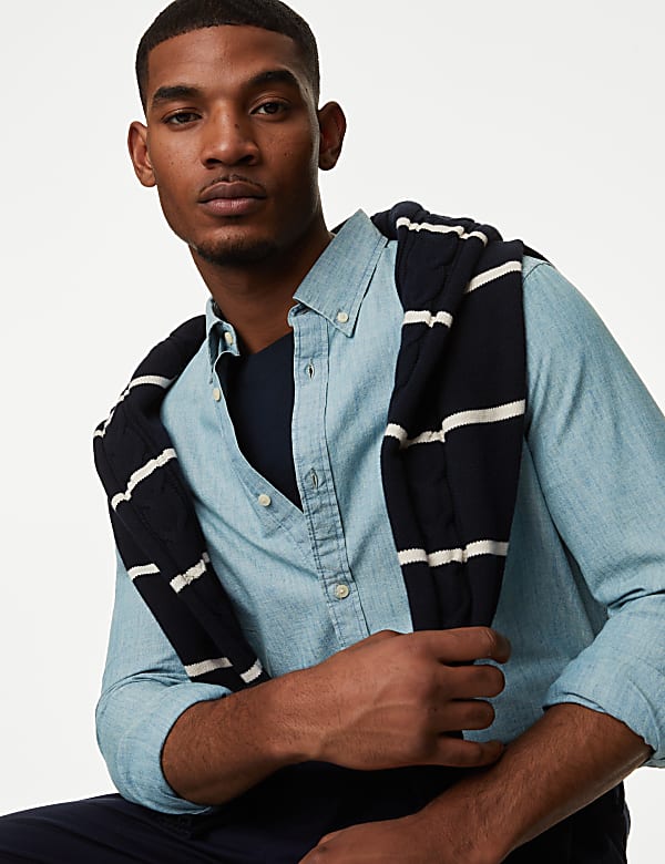 Pure Cotton Denim Heritage Shirt