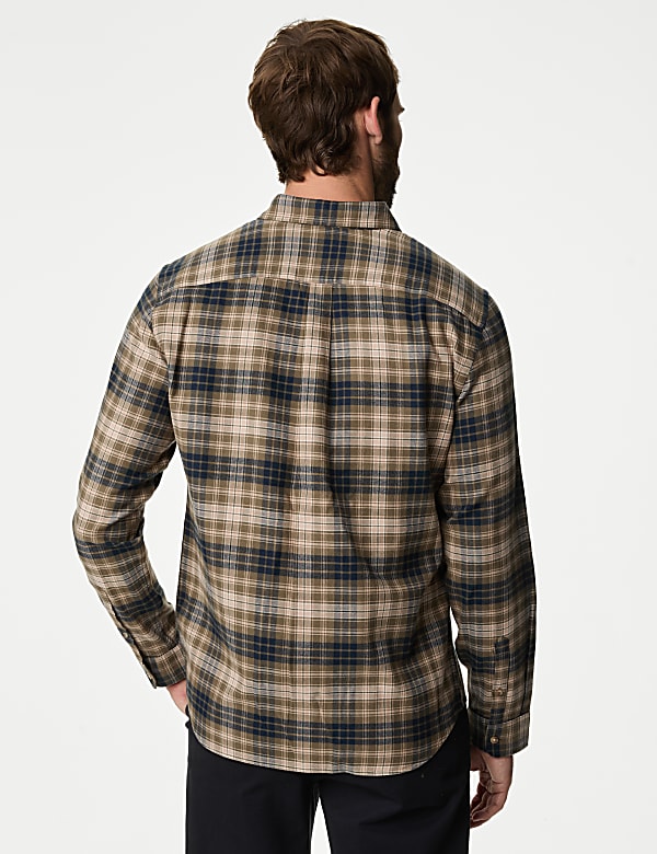Pure Cotton Flannel Shirt