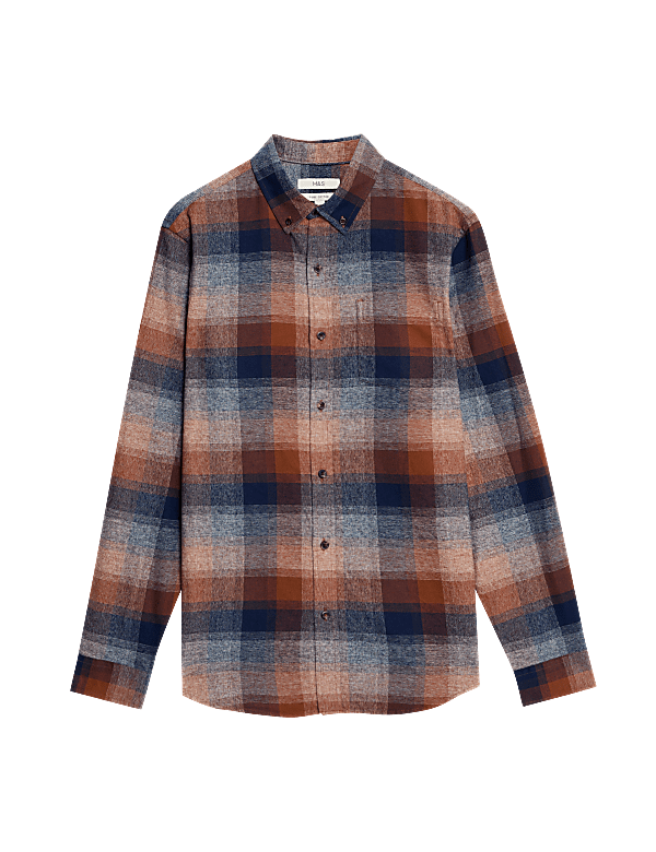 Pure Cotton Flannel Shirt