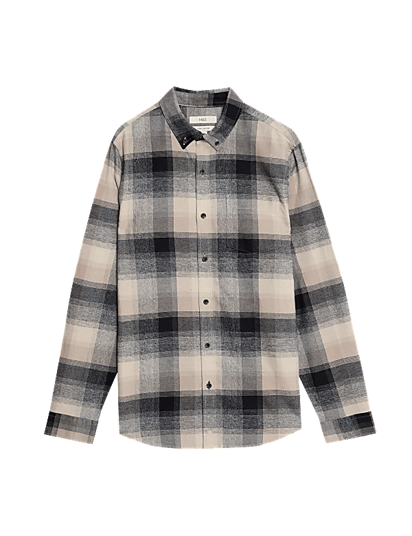 Pure Cotton Flannel Shirt