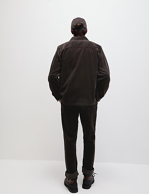 Pure Cotton Corduroy Overshirt