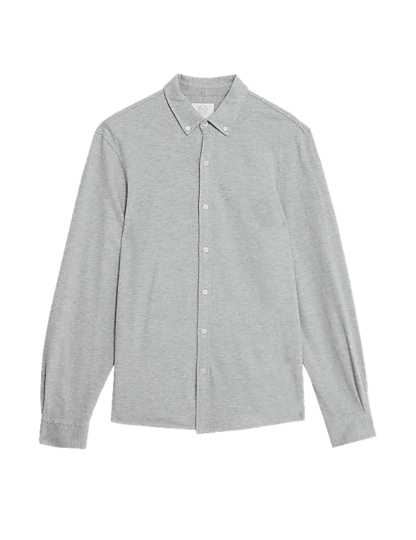 Pure Cotton Pique Shirt