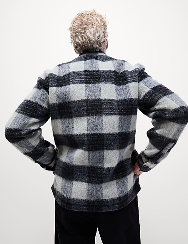 Jaket-Kemeja dengan Lapisan Fleece - ID