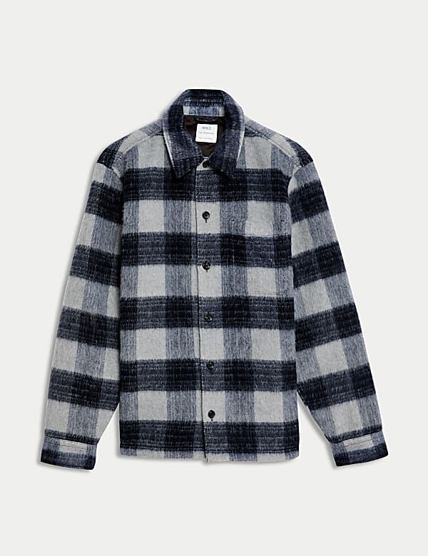 Jaket-Kemeja dengan Lapisan Fleece - ID