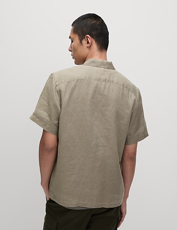 Pure Linen Short Sleeve Shirt