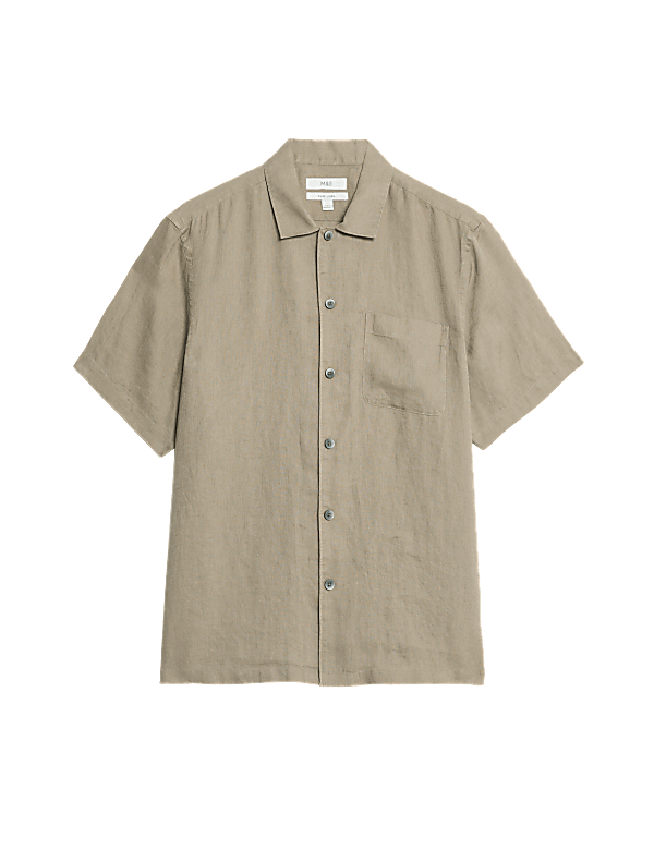 Pure Linen Short Sleeve Shirt