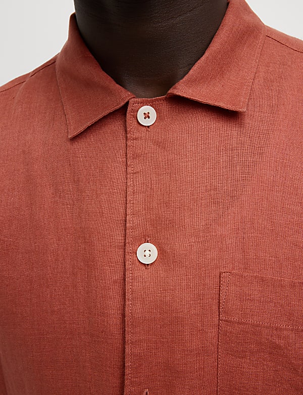 Pure Linen Short Sleeve Shirt