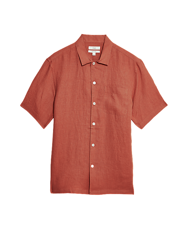 Pure Linen Short Sleeve Shirt