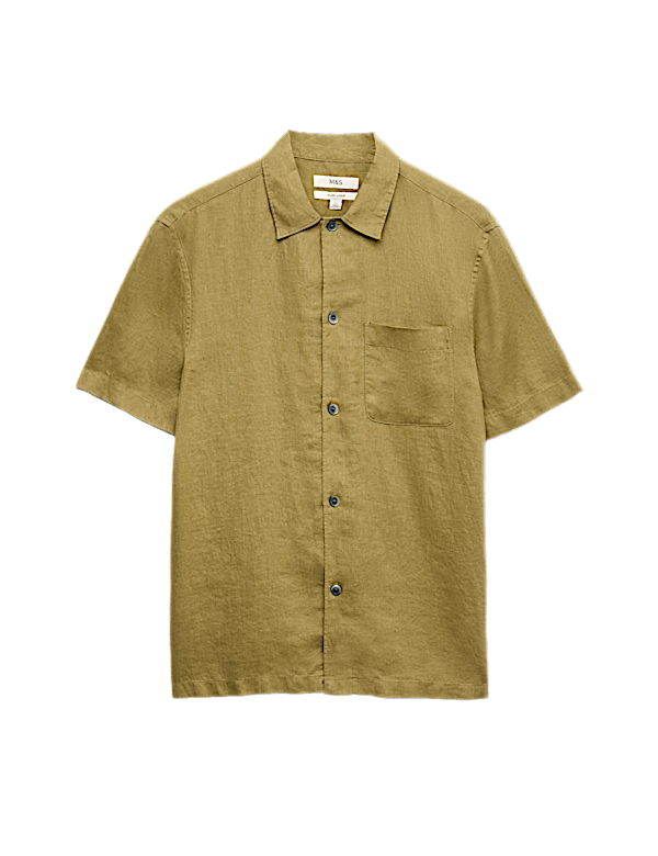 Pure Linen Short Sleeve Shirt