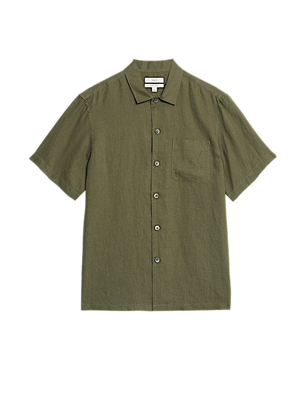 Pure Linen Short Sleeve Shirt