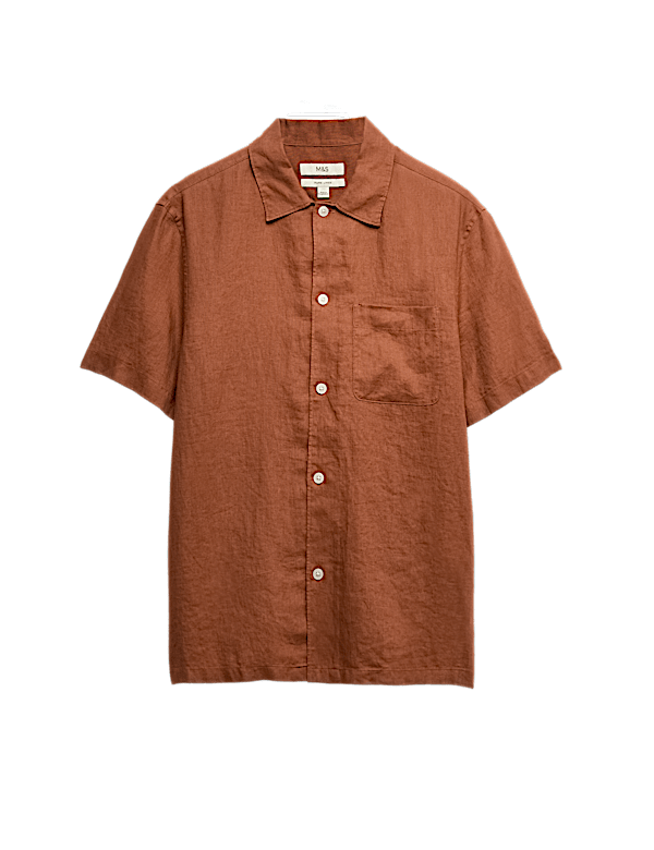 Pure Linen Short Sleeve Shirt