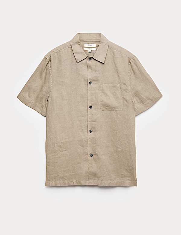 Pure Linen Short Sleeve Shirt - AU
