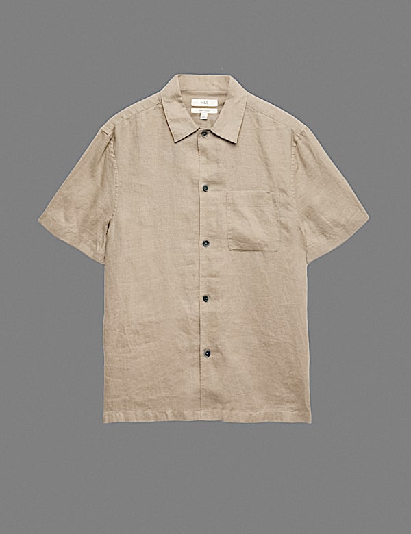 Pure Linen Short Sleeve Shirt