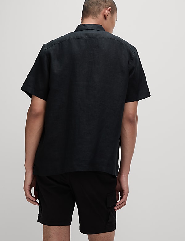 Pure Linen Short Sleeve Shirt - JP