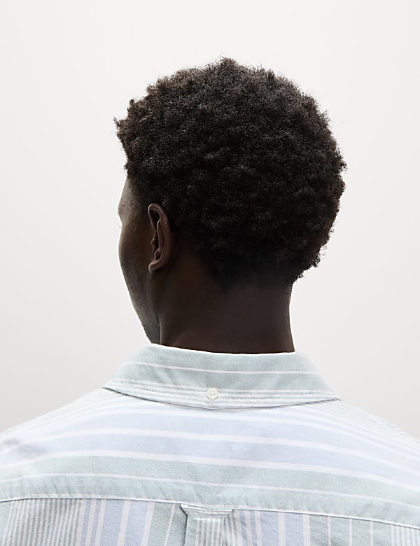 Pure Cotton Striped Oxford Shirt