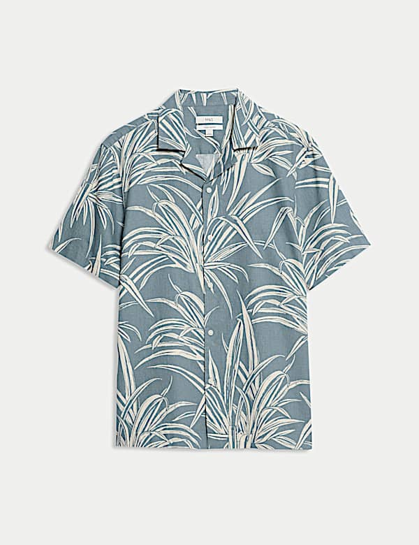 חולצת הוואי עשירה בפשתן - IL