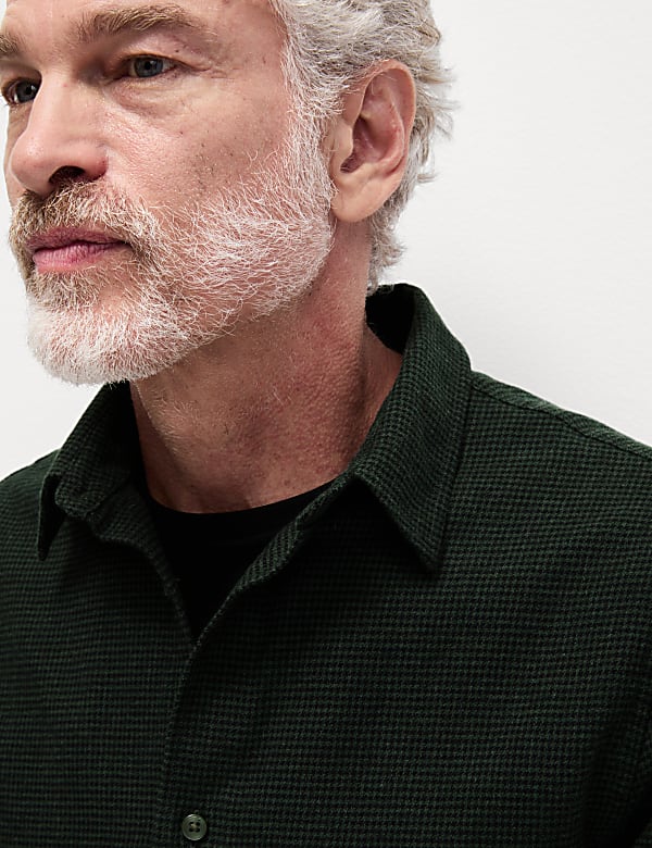 Flannel-Hemd aus reiner Baumwolle - DE