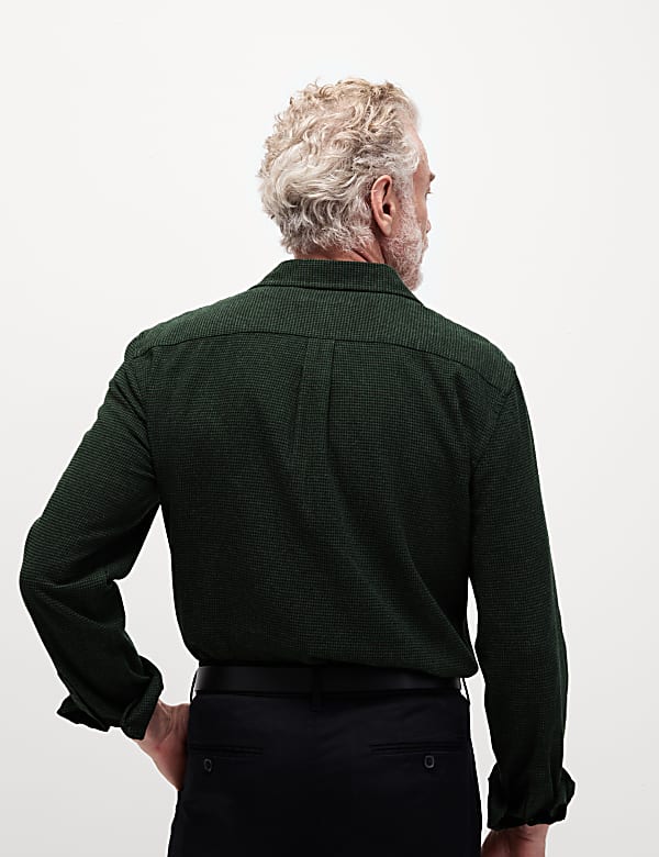 Flannel-Hemd aus reiner Baumwolle - DE