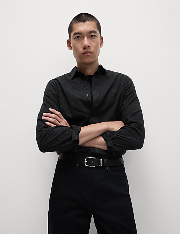 Pure Cotton Flannel Shirt - MY