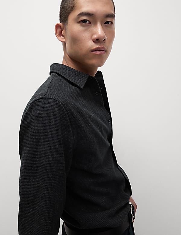 Pure Cotton Flannel Shirt - CA