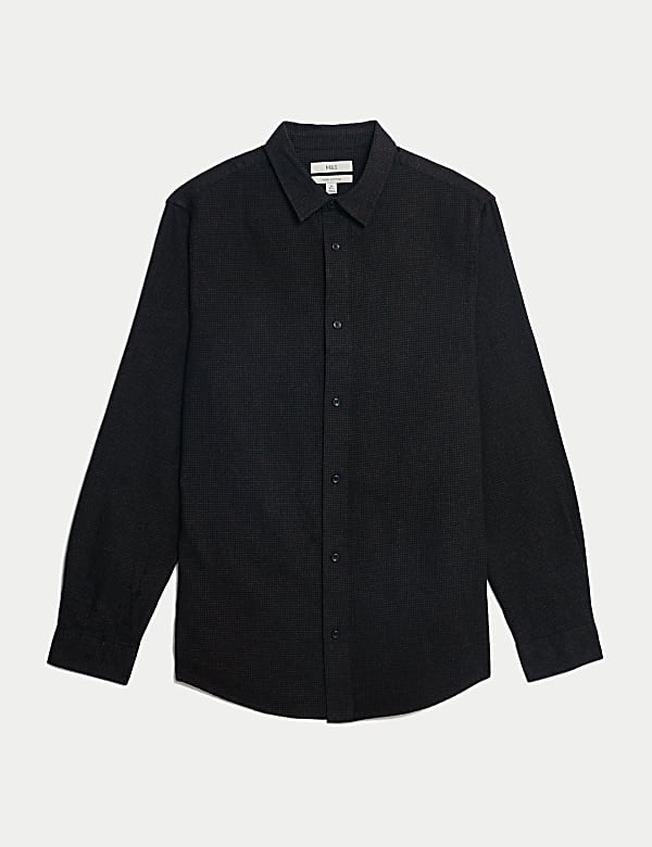 Pure Cotton Flannel Shirt - CA