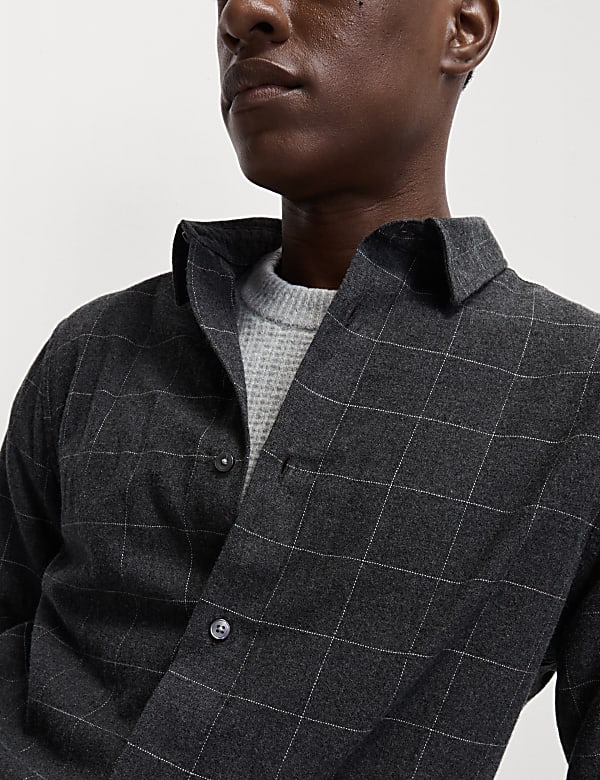 Pure Cotton Flannel Shirt