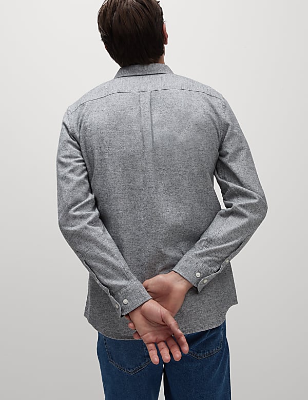 Pure Cotton Flannel Shirt - FR