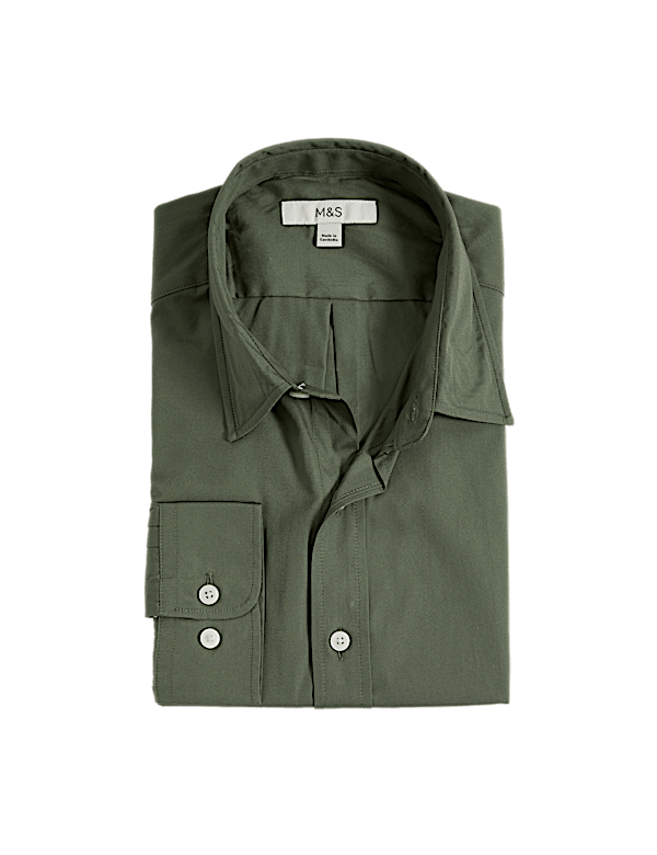 Easy Iron Pure Cotton Shirt