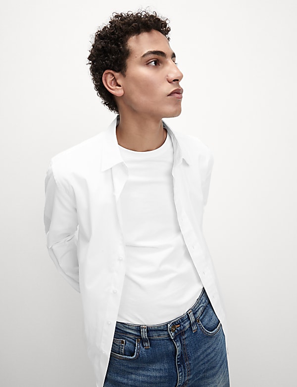 Easy Iron Pure Cotton Shirt