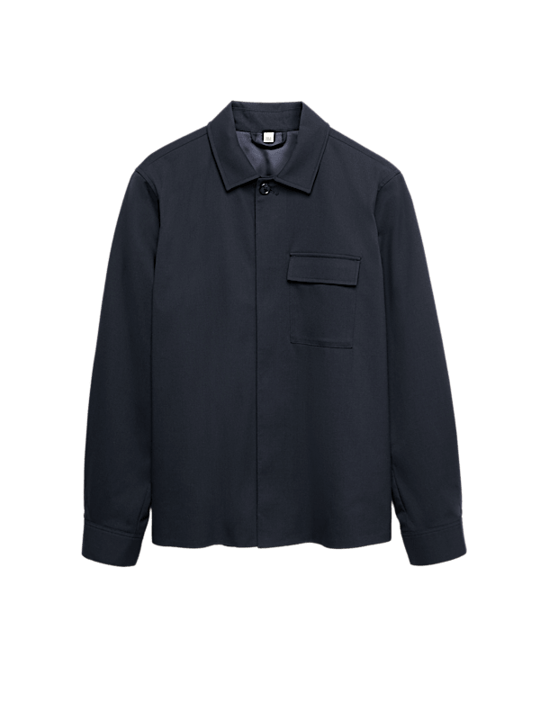 Cotton Blend Overshirt