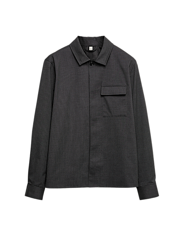 Cotton Blend Overshirt