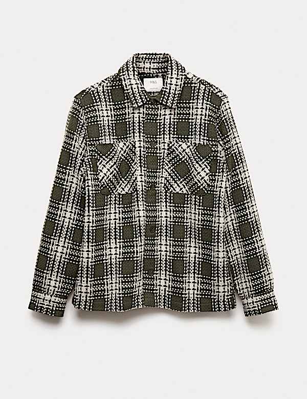 חולצת ז'קט משובצת - IL