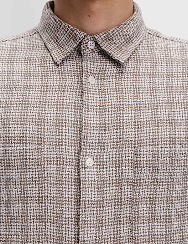 Pure Cotton Checked Flannel Shirt