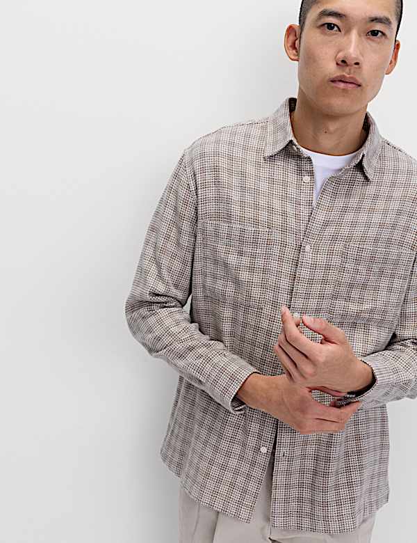 Pure Cotton Checked Flannel Shirt