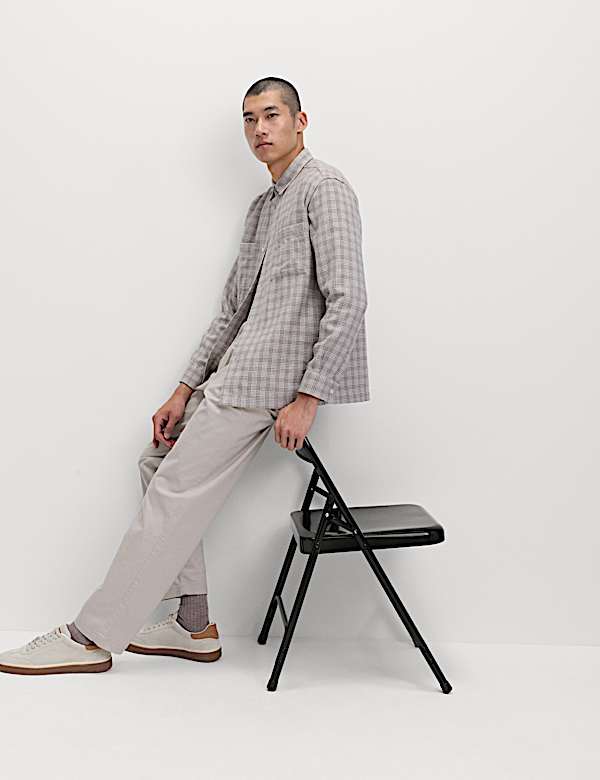 Pure Cotton Checked Flannel Shirt