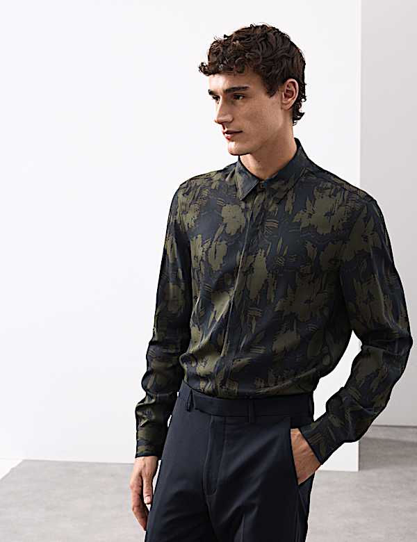 Regular Fit Floral Shirt - LV