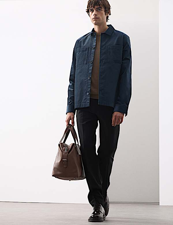 Πουκάμισο κοτλέ με κανονική εφαρμογή και υψηλή περιεκτικότητα σε βαμβάκι - GR